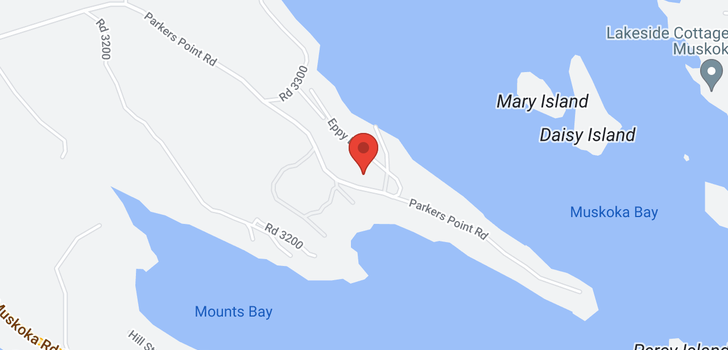 map of 1153 PARKERS POINT RD